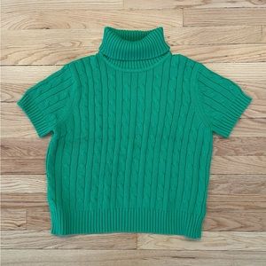 Evan Picone cable knit turtleneck.